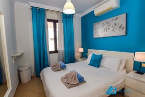 3 slaapkamers, een kluis op de kamer, gratis wifi, beddengoed