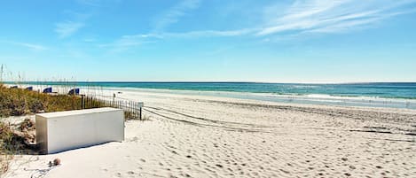 On the beach