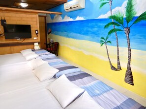 Cortinas blackout, wifi gratis y ropa de cama 
