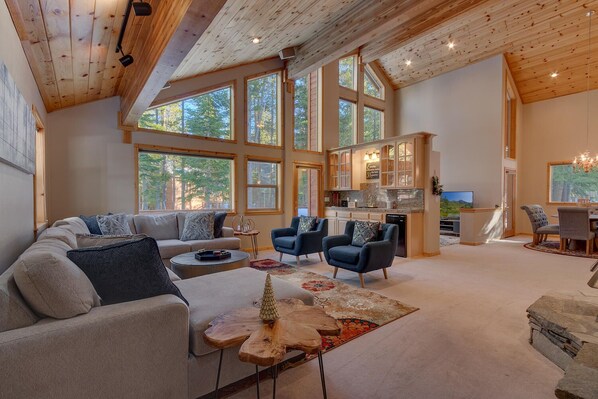 Taulutelevisio, takka