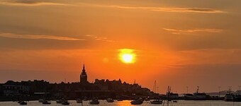 Casa con 4 camere da letto nel centro di Roscoff ideale per le famiglie