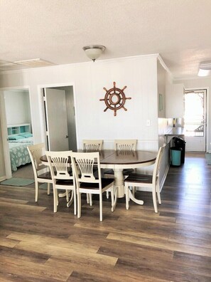 Dining - Oceanfront 3 Bedroom 2 Bath Duplex in Emerald Isle. (Emerald Isle)