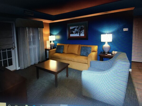 TV, DVD player, video library