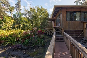 House, 1 Bedroom | Property grounds - Peace Of Paradise 1 Bedroom Cabin by RedAwning (Keaau)