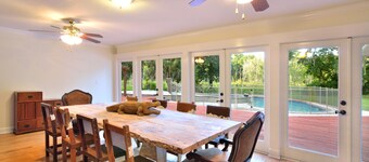 Maison tentaculaire sur le lac privé avec maison d'hôtes en option