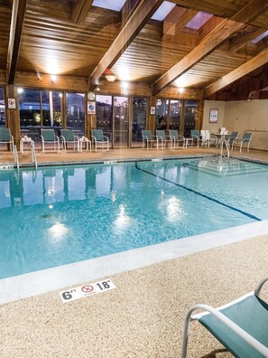 Indoor pool, outdoor pool - Gilford condo with pool, walk to beach, 7 mins to Gunstock (Gilford)