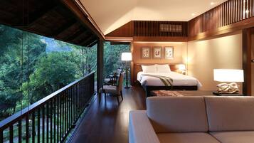 1 多间卧室、客房内保险箱、WiFi、床单