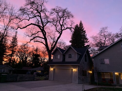 Modernes Baumhaus mit Blick auf Bidwell Park