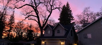 Your own modern treehouse overlooking Bidwell Park