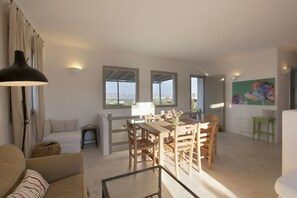 Villa, Multiple Bedrooms | Living room | Flat-screen TV, fireplace - An oasis for 22 people (Paros)