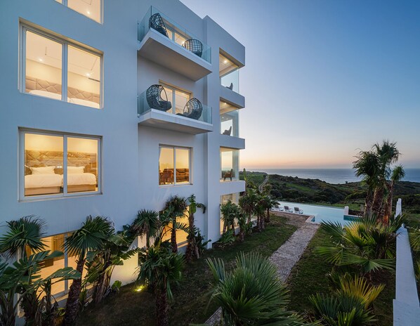 Front of property - evening/night