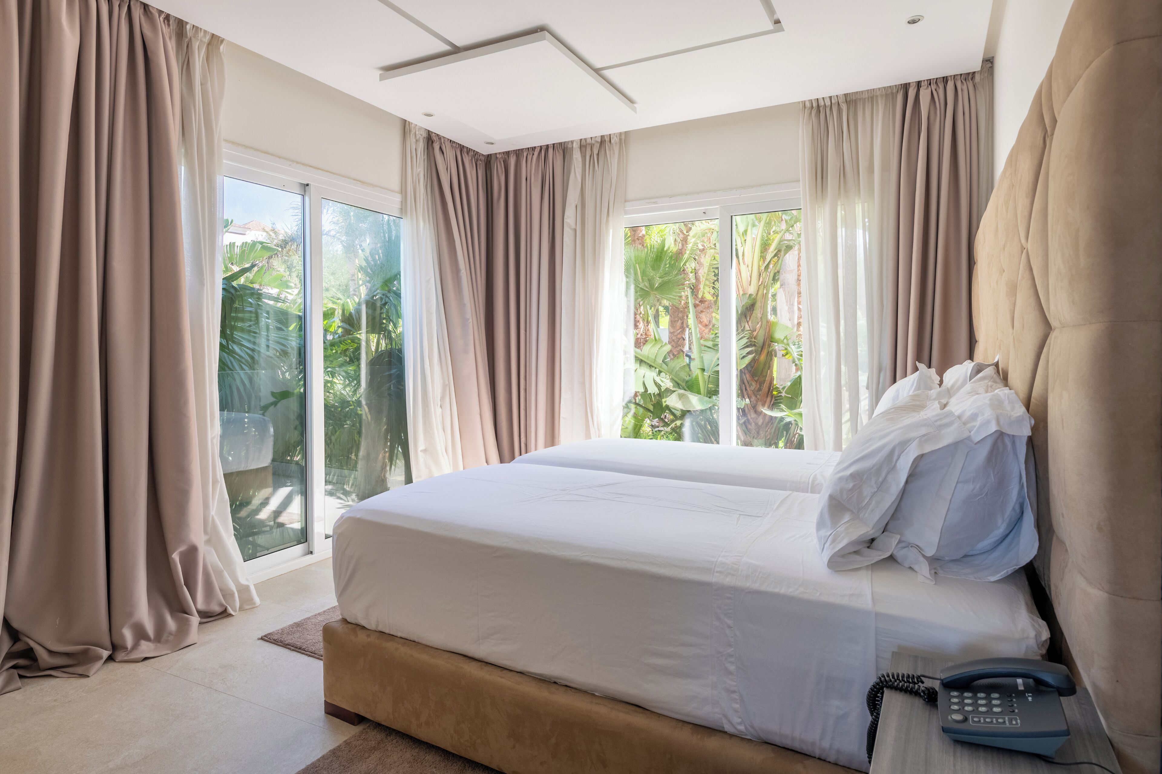 Căn hộ có tầm nhìn toàn cảnh, 1 phòng ngủ, quang cảnh biển | Bộ trải giường bằng vải cotton Ai Cập, bộ đồ giường cao cấp 