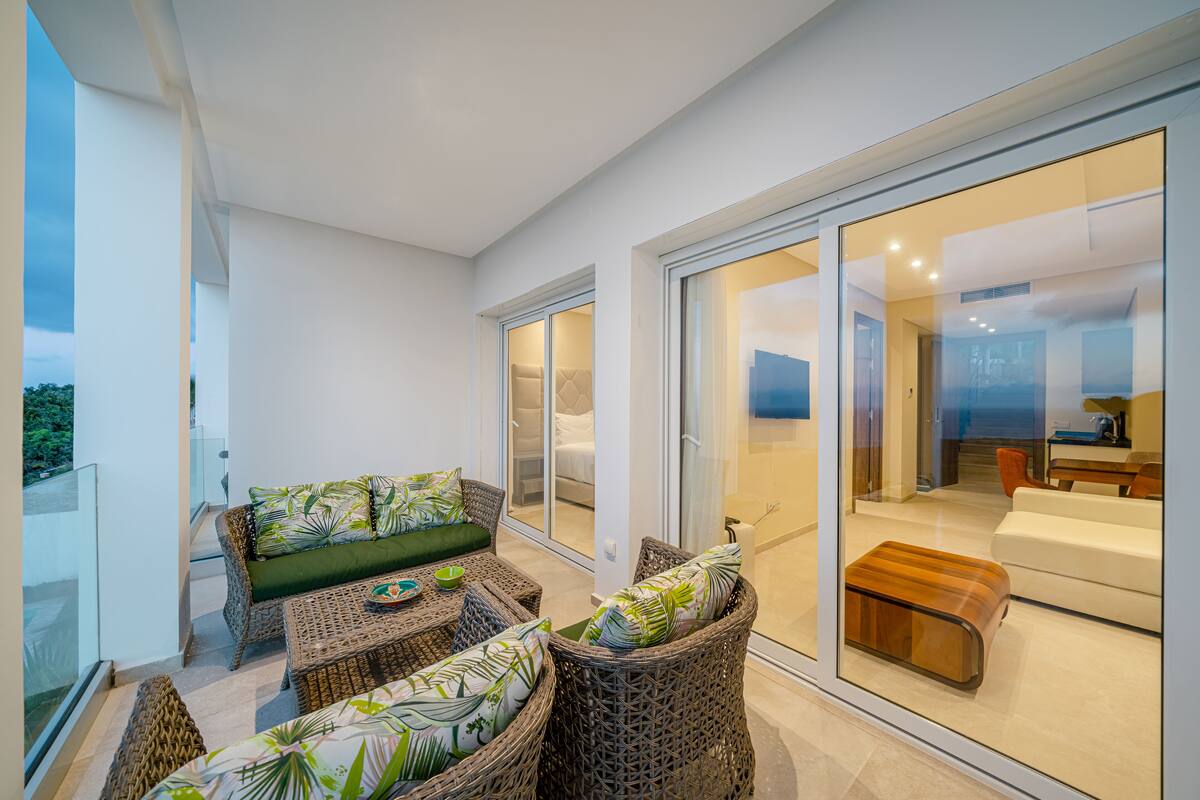 Comfort appartement, 1 slaapkamer, uitzicht op zee | Terras