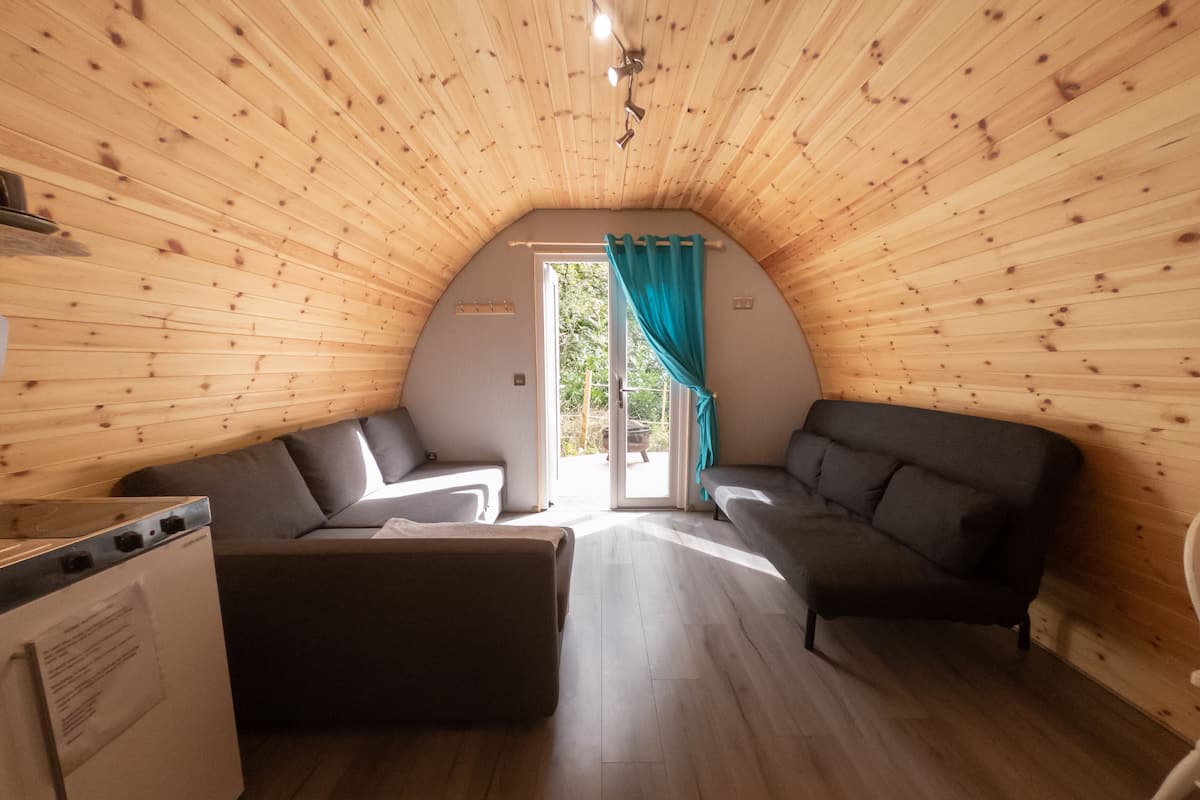 奢華小屋 | 客廳 | 地暖系統