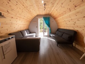 奢華小屋 | 客廳 | 加熱地板