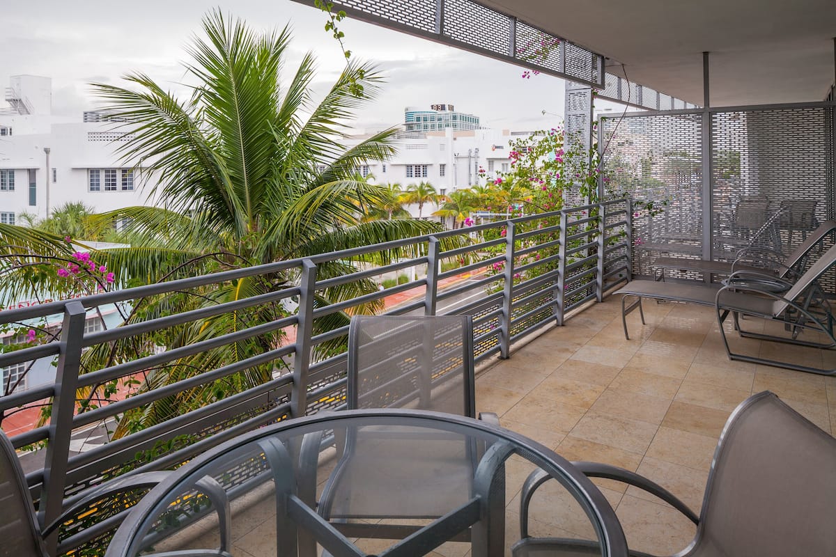 Luxury Studio, 1 King Bed with Sofa bed, Balcony, City View | View from room