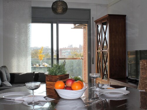 Suitur appartement sur la plage avec terrasse piscine