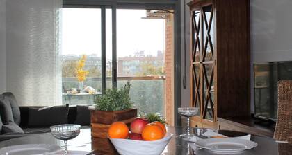 Suitur appartement sur la plage avec terrasse piscine