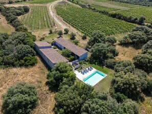 Exterior - Stunning private villa with A/C, WIFI, private pool, TV, patio, pets allowed and panoramic view (Longareddu)