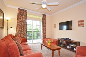 Condo | Living room | Flat-screen TV - Tuscan Dream (Davenport)