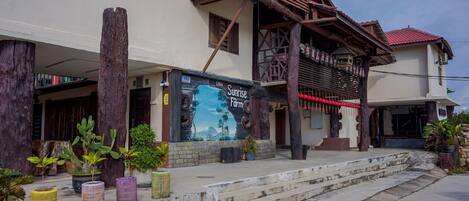 Façade de l’hébergement