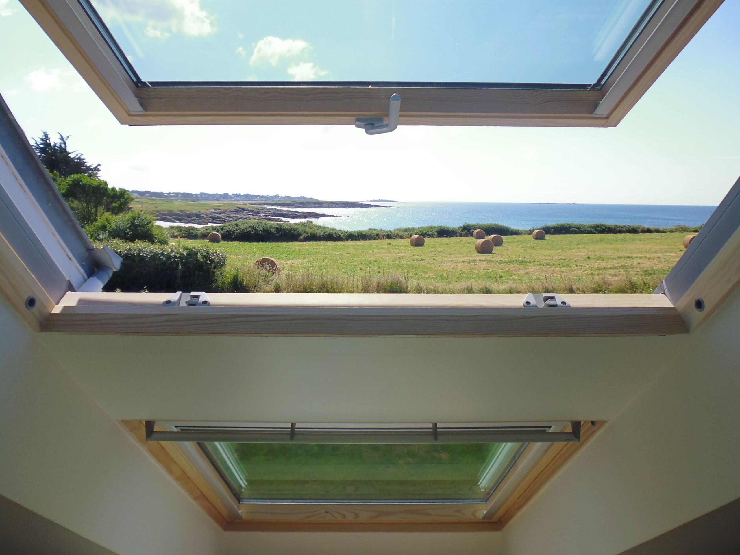 vue de la chambre de l'étage