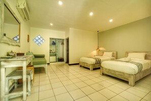 Standard Twin Room, 2 Single Beds, Garden View | In-room safe, desk, free WiFi, bed sheets - Puri Tulamben Dive Resort (Tulamben)