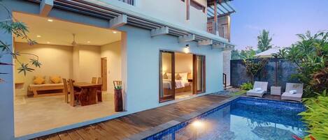 Indoor pool, a heated pool