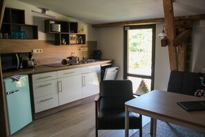Fridge, microwave, oven, dishwasher - Tenne 2 - Müritz apartment (Röbel/Müritz)