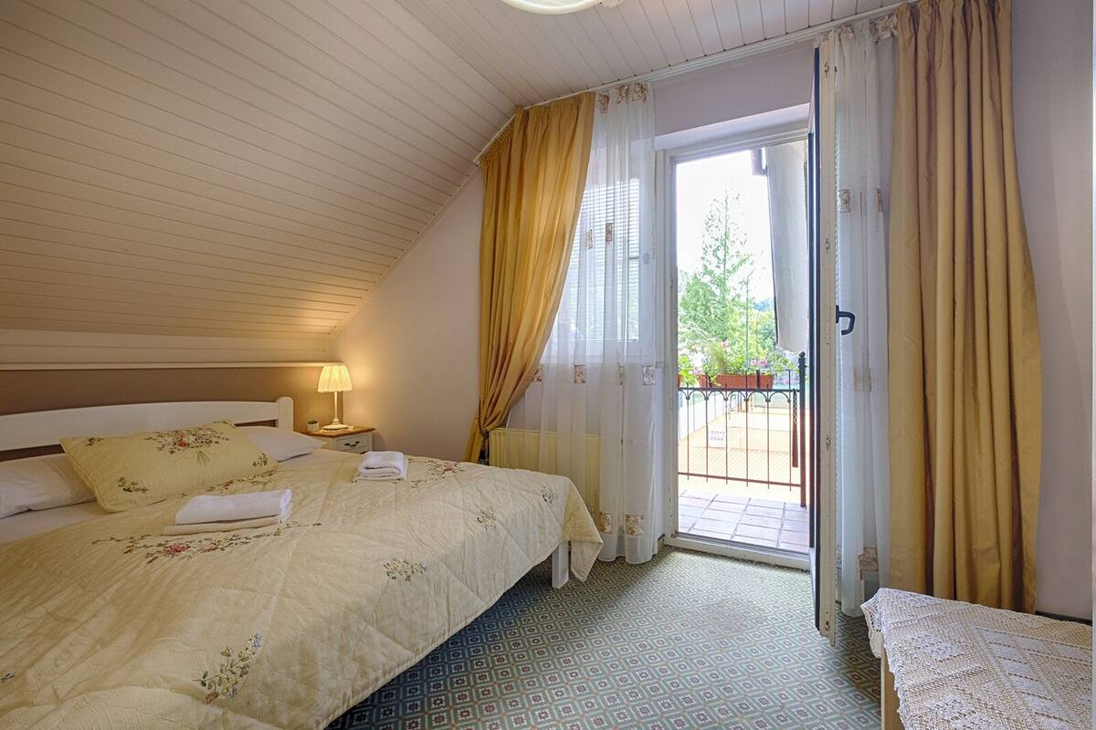 Chambre Double, balcon