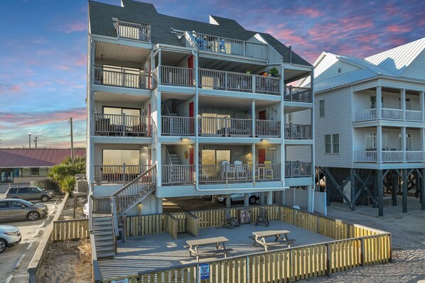 Exterior - Beachfront Condo w/ Ocean Views & Private Balcony | Family Friendly (Garden City Beach)