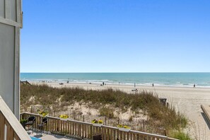 On the beach - Beachfront Condo w/ Ocean Views & Private Balcony | Family Friendly (Garden City Beach)