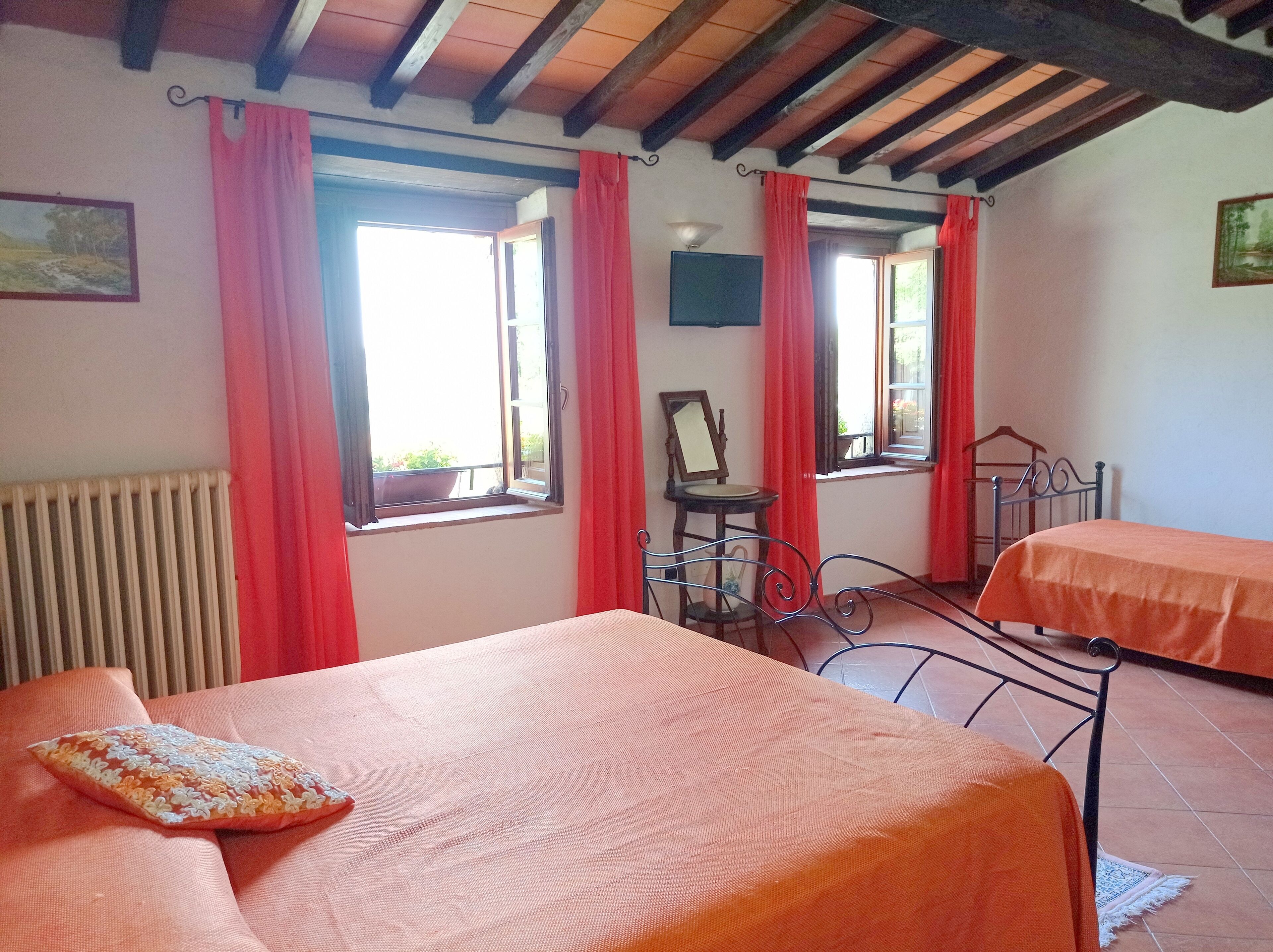 公寓, 2 間臥室 (Rosa) | 2 間臥室、高級寢具、布置獨特、熨斗/熨衣板