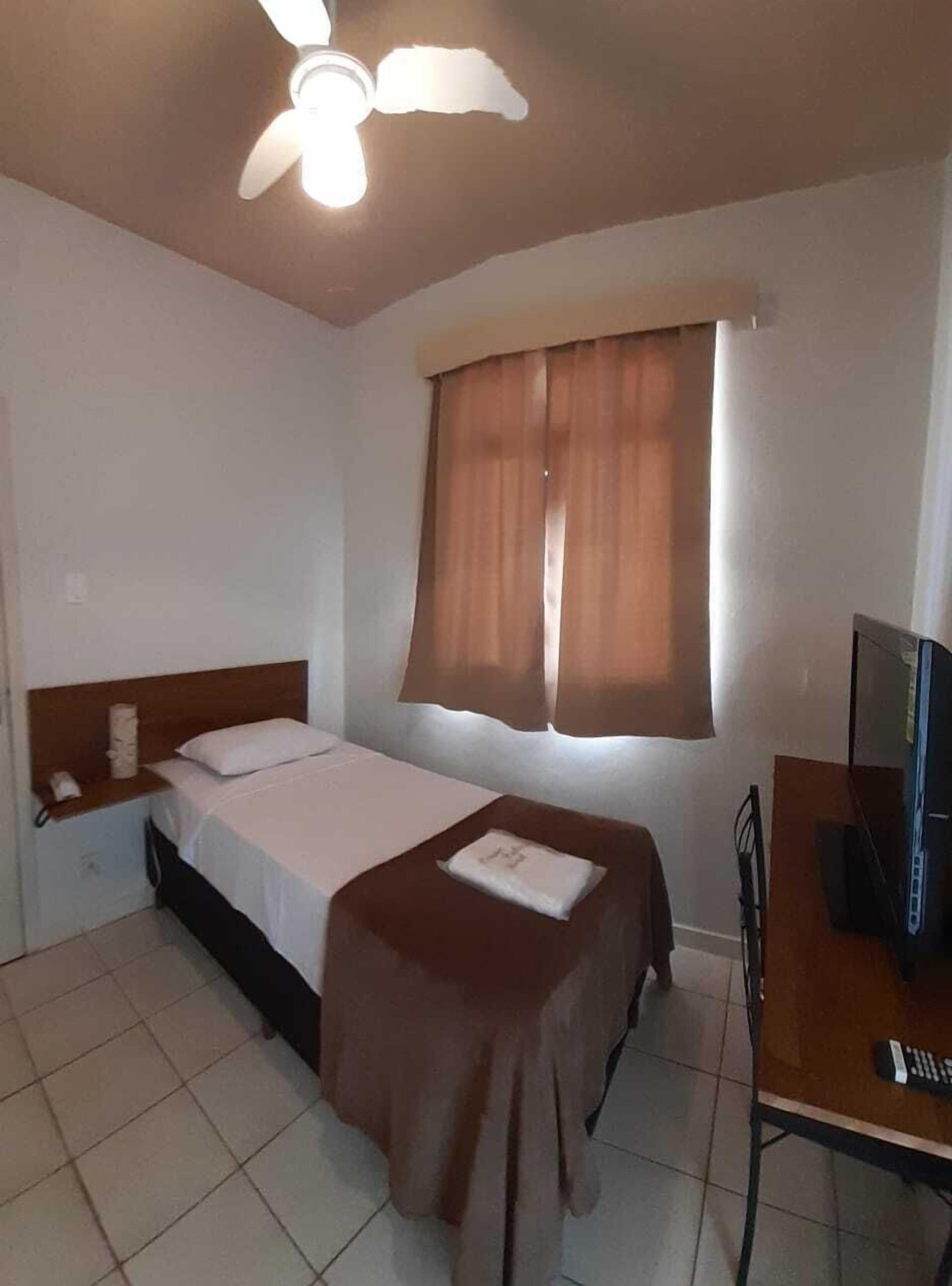 Hypo-allergenic bedding, desk, laptop workspace, free WiFi