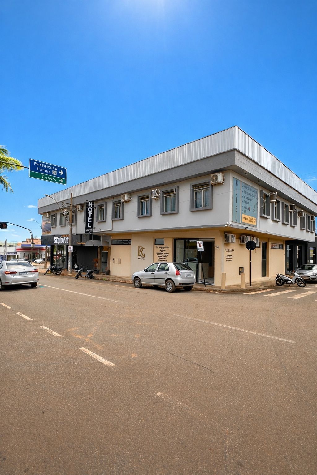 Fachada de la propiedad