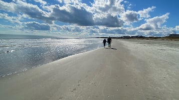 Beach nearby, beach towels