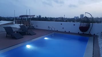 Indoor pool, outdoor pool
