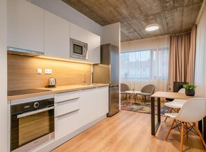 Full-size fridge, microwave, oven, stovetop - Armex LiveCentrum (Decin)
