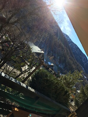 Blick von der Unterkunft