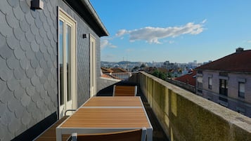 Penthouse, 2 habitaciones | Terraza o patio