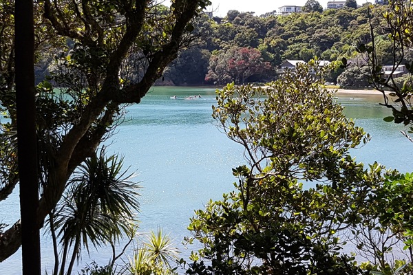 Blick von der Unterkunft