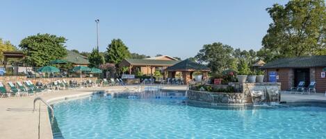 Indoor pool, outdoor pool
