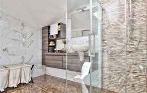 Combined shower/tub