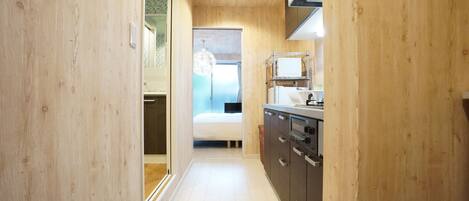 Apartemen | 1 kamar tidur, Wi-Fi gratis, dan seprai linen