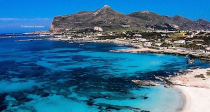 Casa Armonia in Favignana mit Blick auf Marettimo - Erdgeschoss -