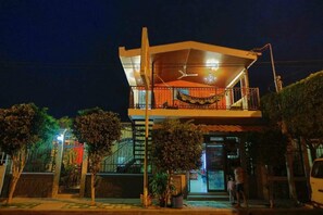 Front of property – evening/night