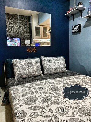 1 chambre, coffres-forts dans les chambres, fer et planche à repasser