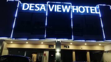 Front of property – evening/night