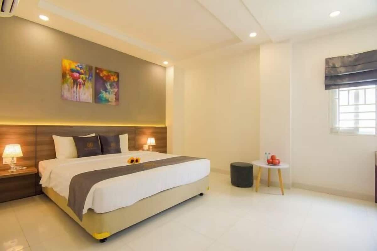 Ropa de cama hipoalergénica y minibar
