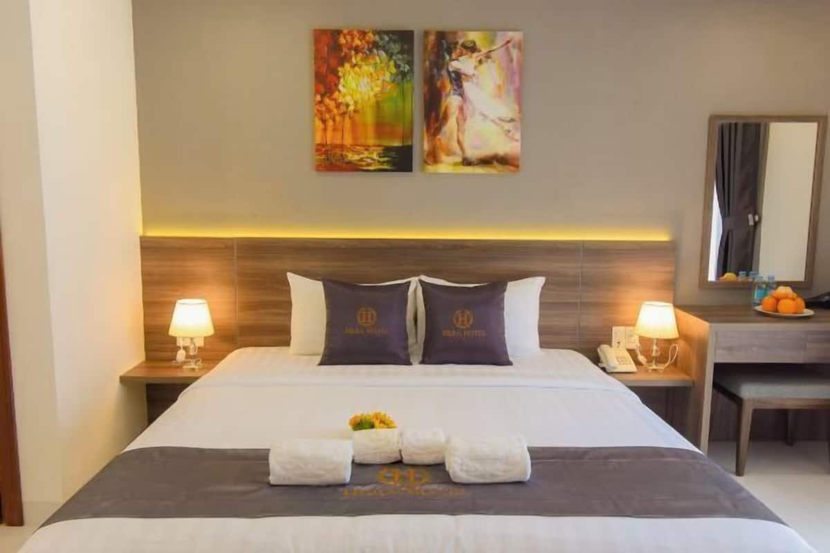 Ropa de cama hipoalergénica y minibar